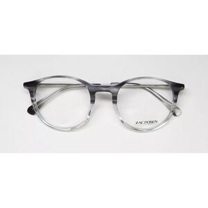 ZAC POSEN NEW RANDALL GLASSES GRAY METAL & PLASTIC NV FULL-RIM DESIGNER